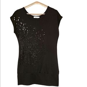 Y2K Sequin Fairycore Mini Shirt Dress Short Cap Sleeves Relaxed Fit Stretch